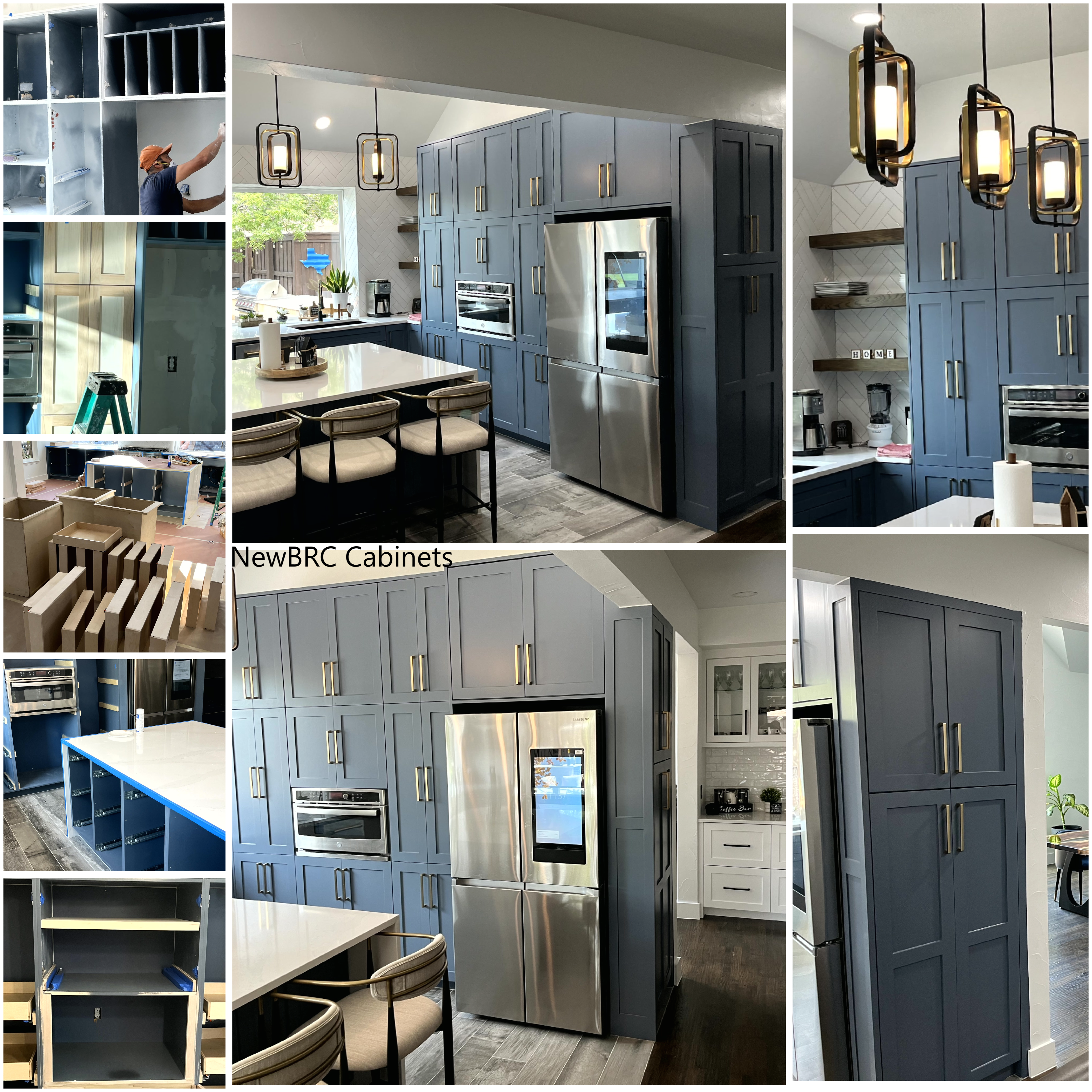 Cabinet installation and finish project
