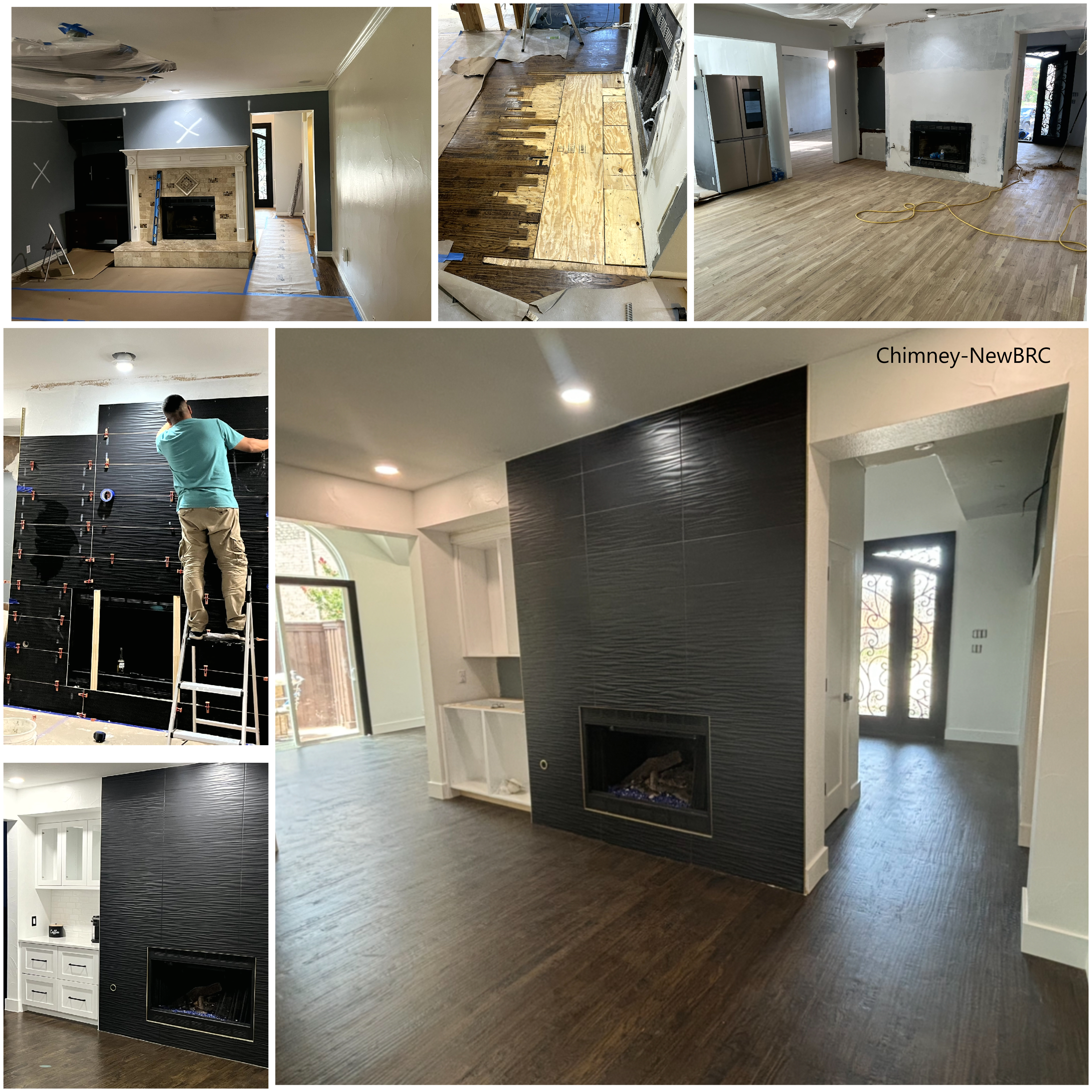 Residential chimney exterior project