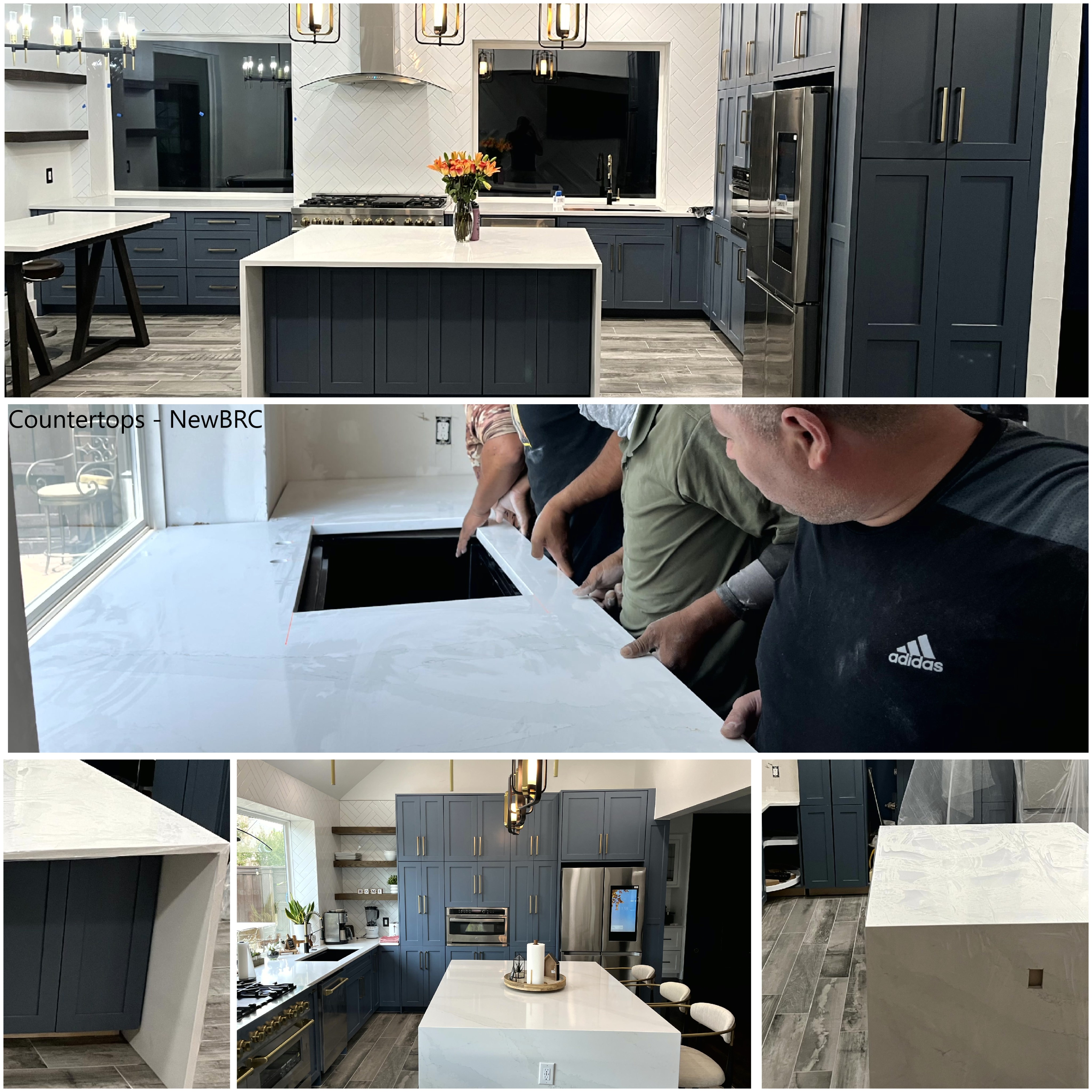 Countertop installation and remodeling project